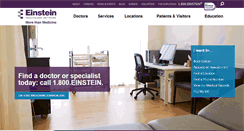 Desktop Screenshot of einstein.edu